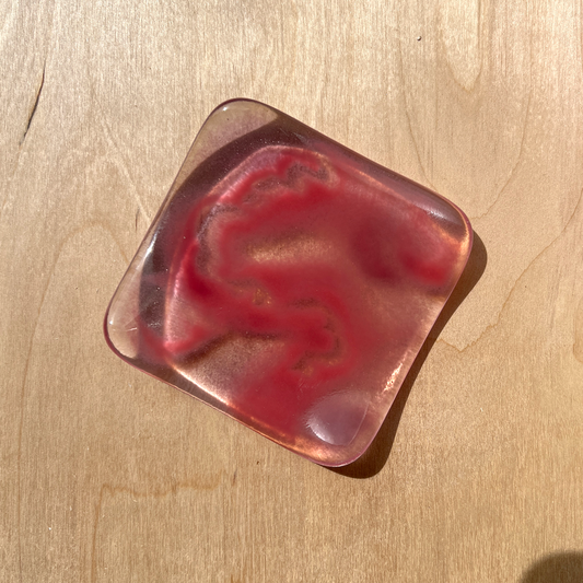 Tiny Clear Gradient Trinket Dishes