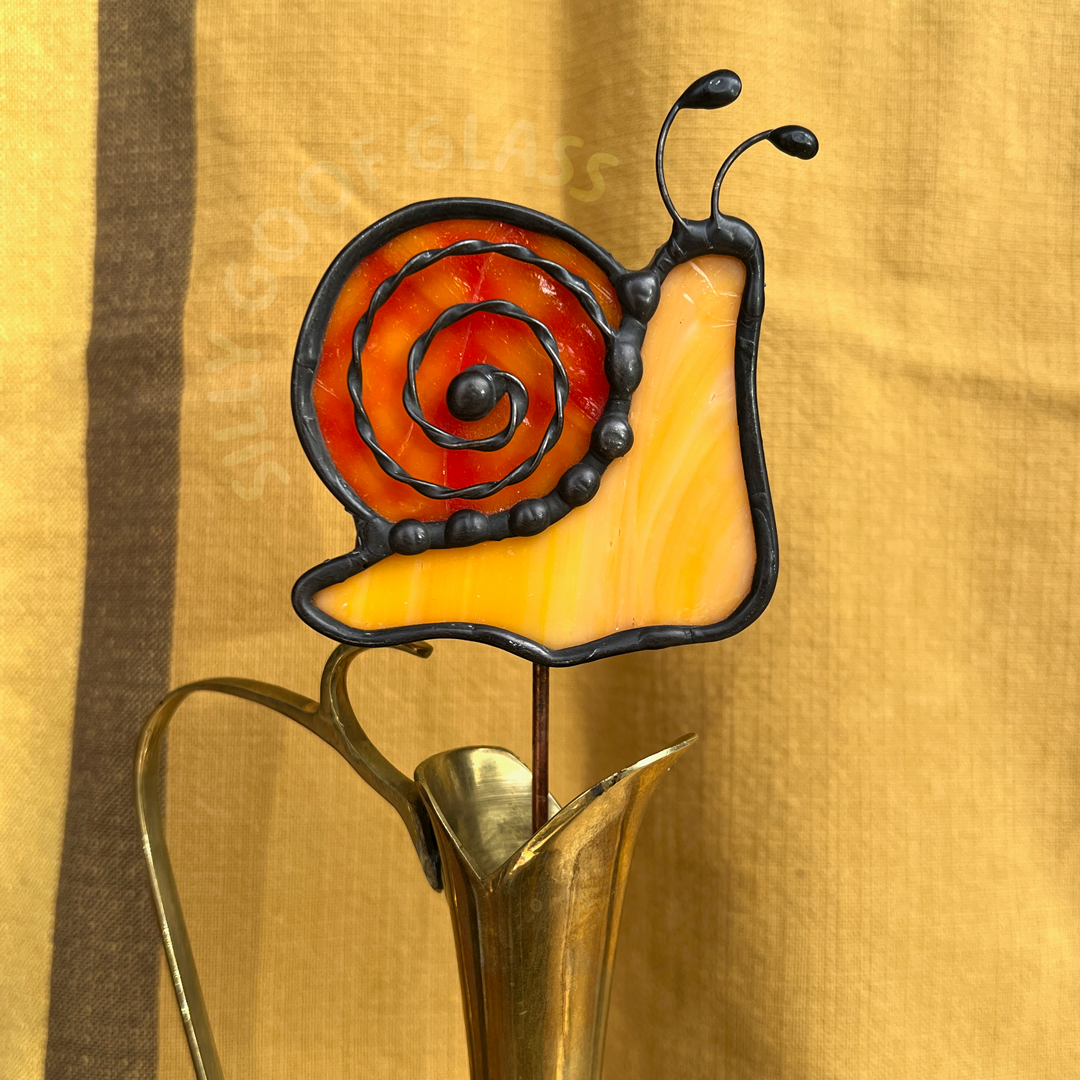 Silly Snail Houseplant Stake