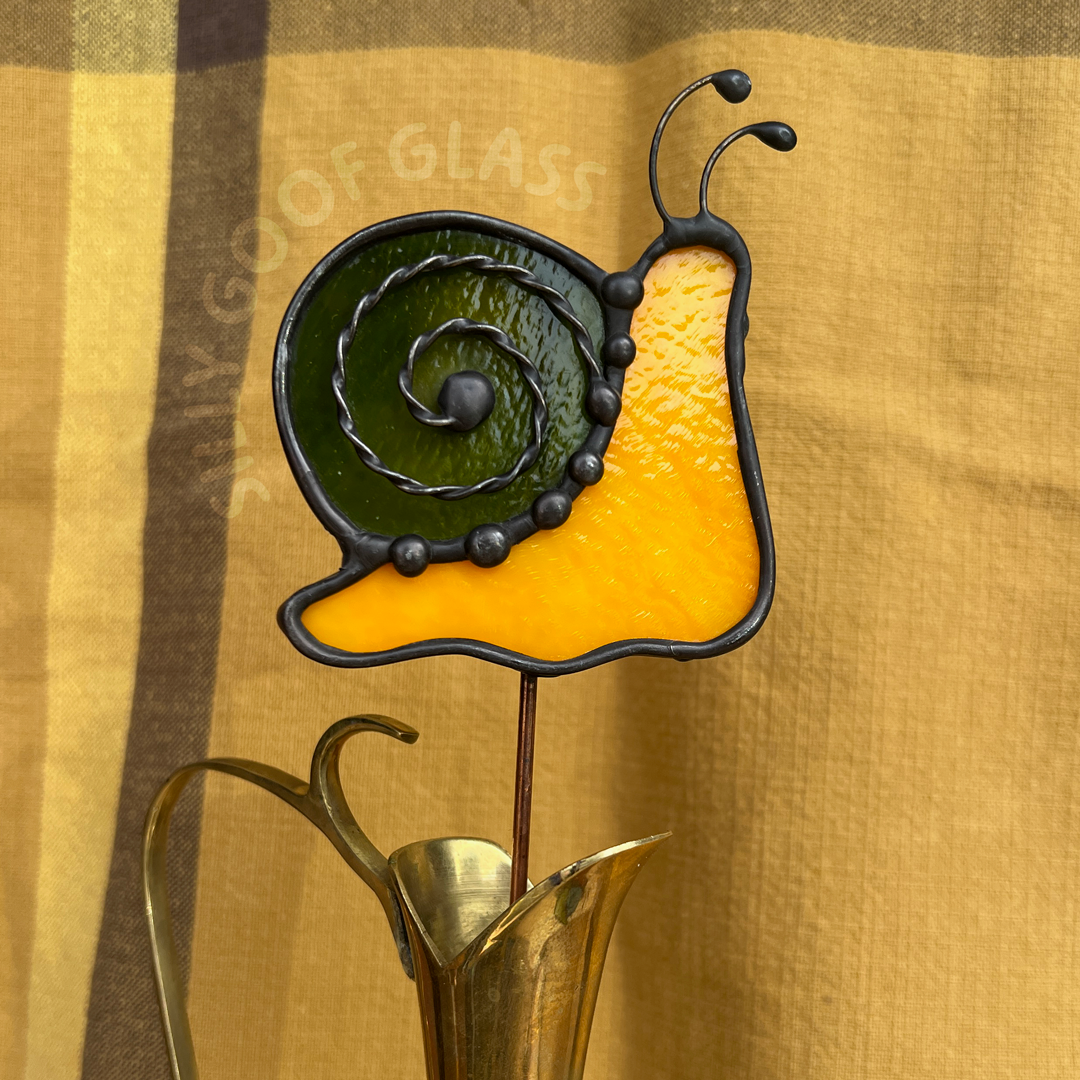 Silly Snail Houseplant Stake