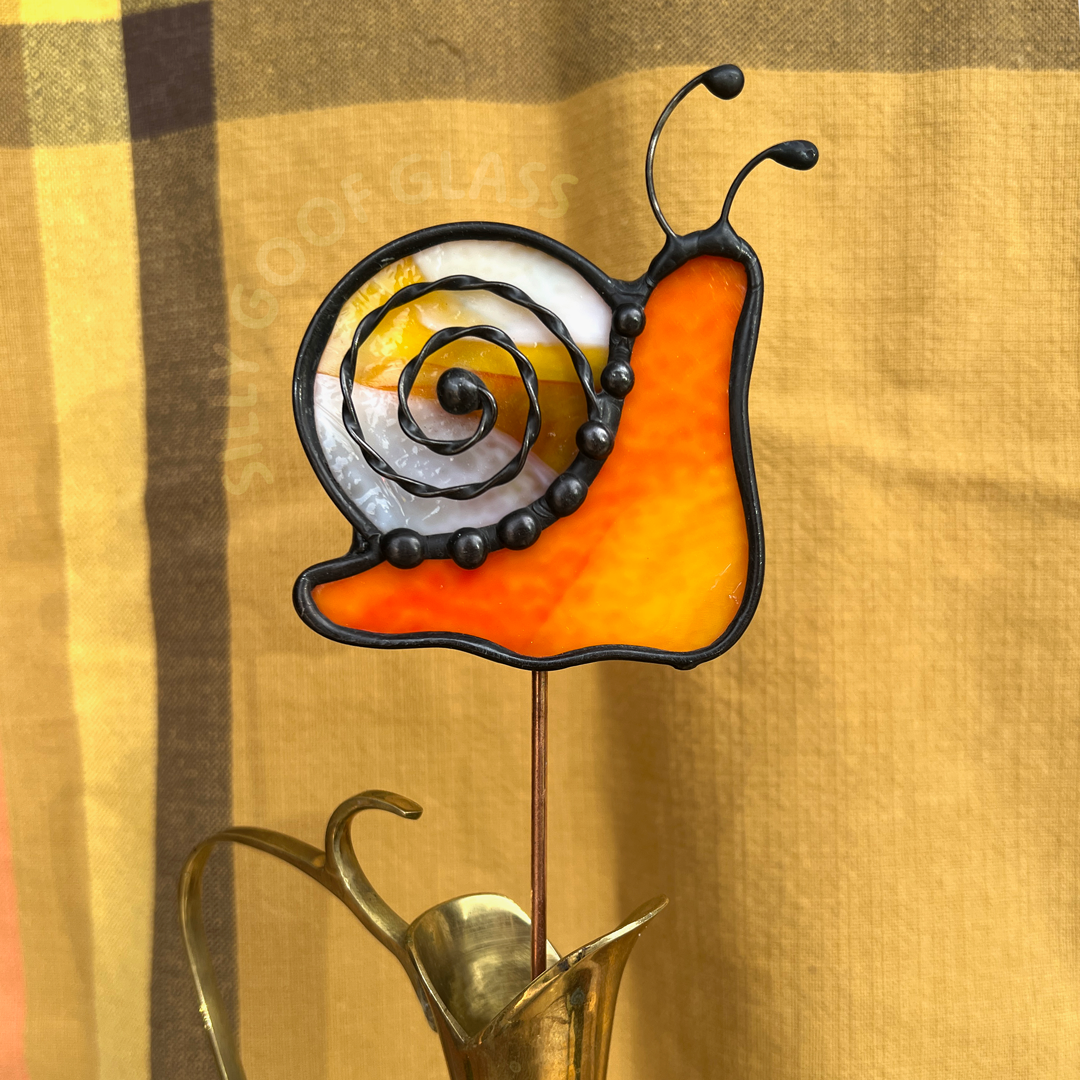 Silly Snail Houseplant Stake