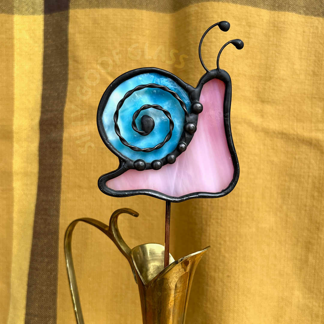Silly Snail Houseplant Stake