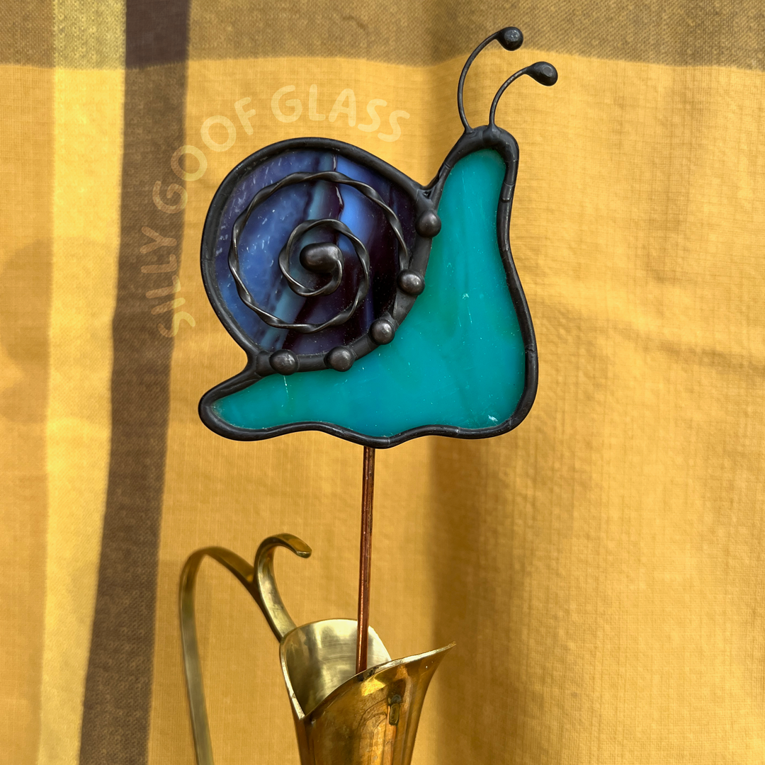 Silly Snail Houseplant Stake